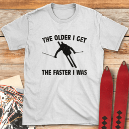 Fast Memories Ski T Shirt Gift For Skier