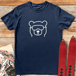 Just A Bear T Shirt Gift For Skier