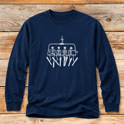 Dead Shred Crew T Shirt Gift For Skier