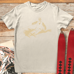 Lincoln Skier T Shirt Gift For Skier