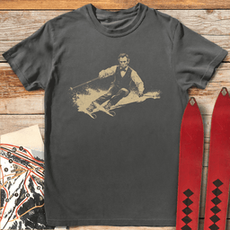 Lincoln Skier T Shirt Gift For Skier