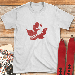 Maple Skier T Shirt Gift For Skier