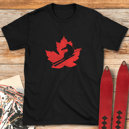 Maple Skier T Shirt Gift For Skier
