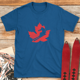 Maple Skier T Shirt Gift For Skier