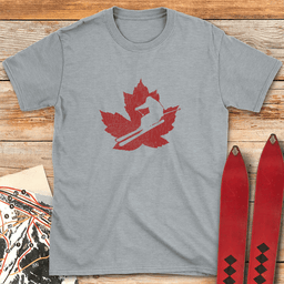 Maple Skier T Shirt Gift For Skier