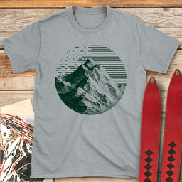 Noble Peak T Shirt Gift For Skier
