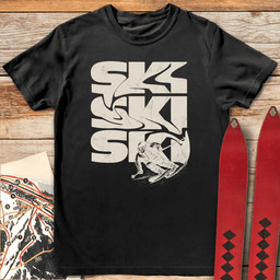 Liquid Carve T Shirt Gift For Skier