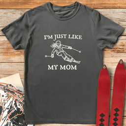 Just Like Her T Shirt Gift For Skier
