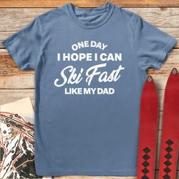 One Day I Hope T Shirt Gift For Skier
