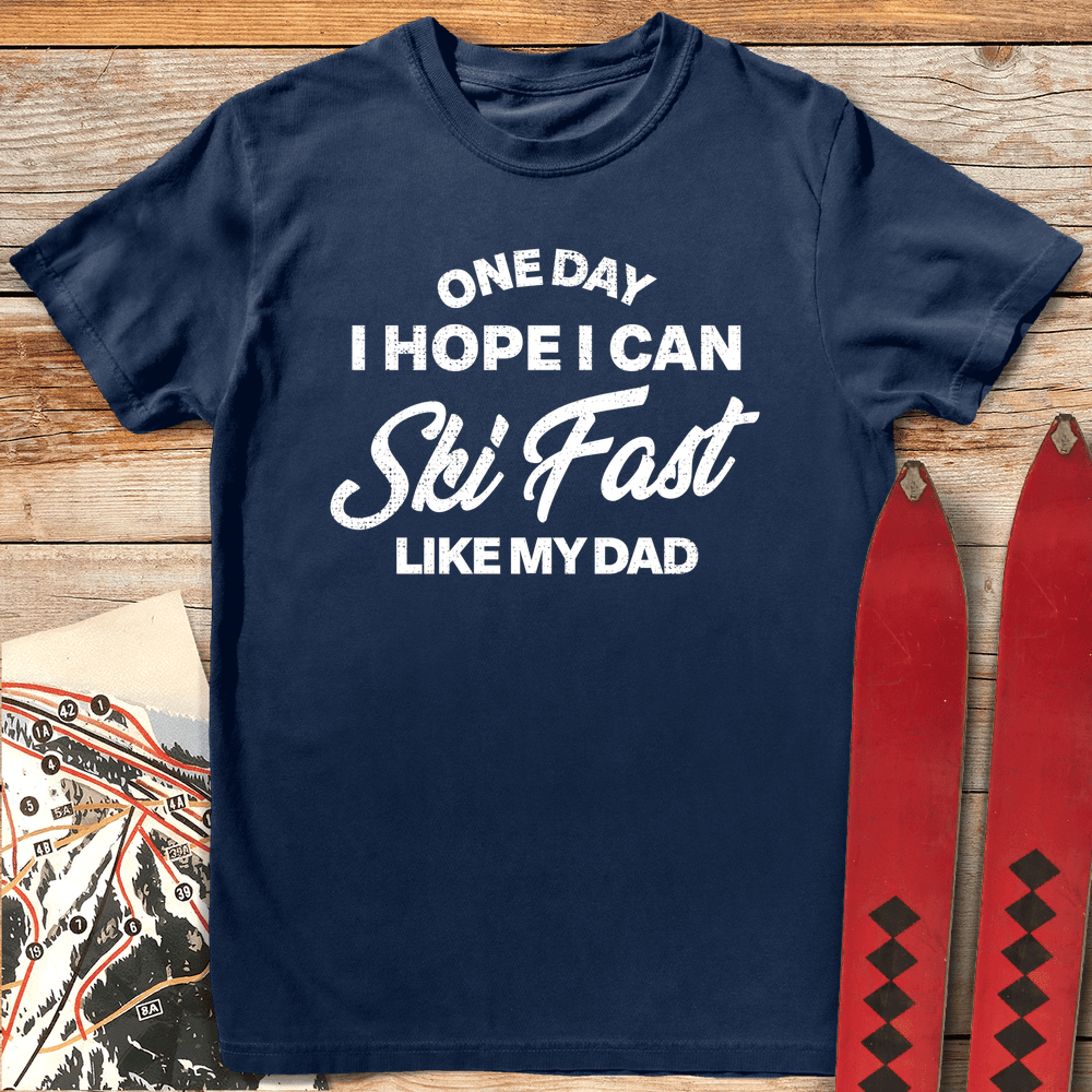 One Day I Hope T Shirt Gift For Skier