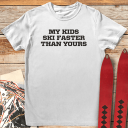 My Kids RIP T Shirt Gift For Skier