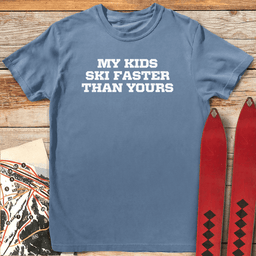 My Kids RIP T Shirt Gift For Skier