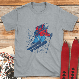 Powder Pillow T Shirt Gift For Skier