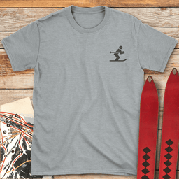 Pocket Skier T Shirt Gift For Skier