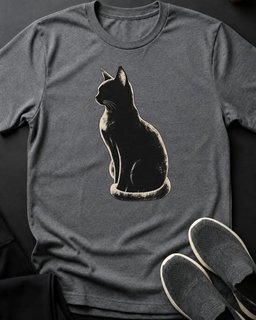 Midnight Glow Cat Tee Gift For Cat Lover
