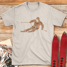 Fall Skier T Shirt Gift For Skier