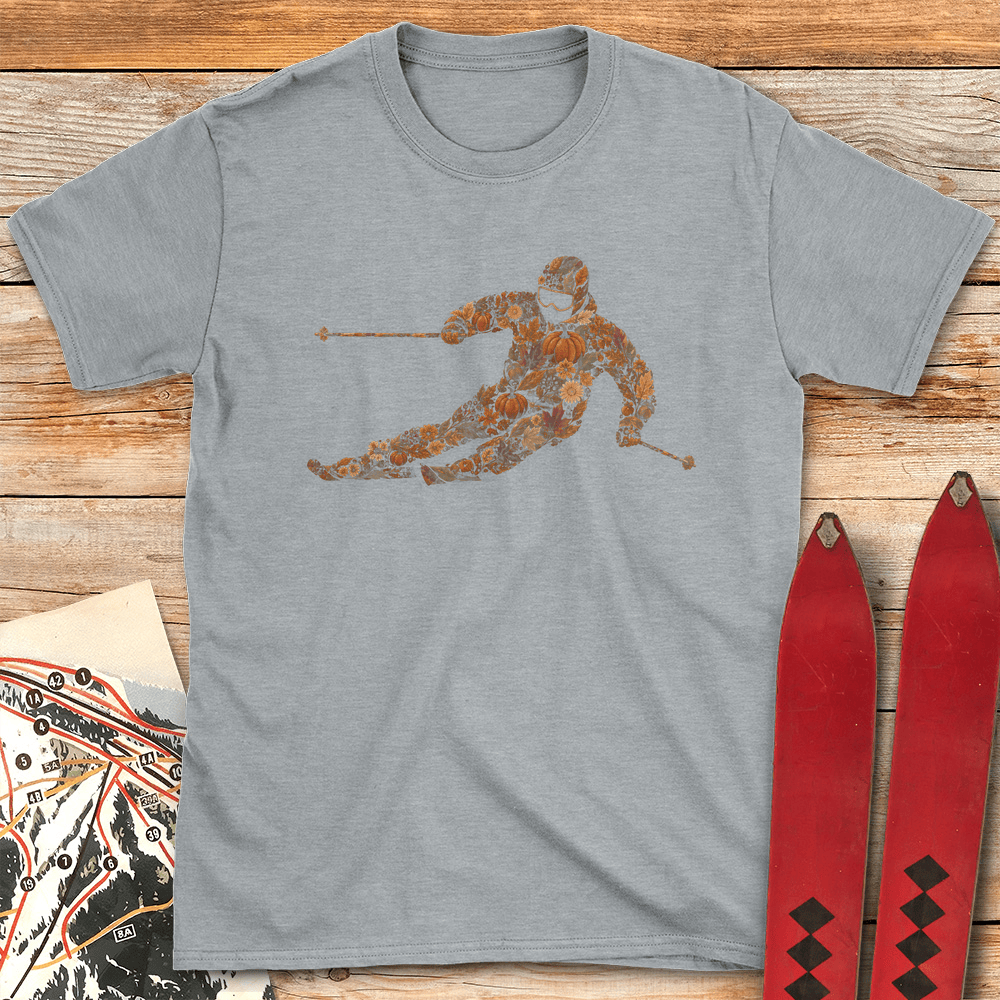 Fall Skier T Shirt Gift For Skier