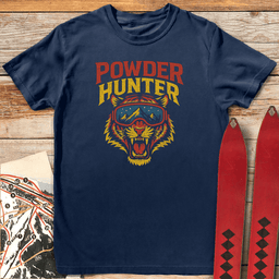 Powder Hunter T Shirt Gift For Skier