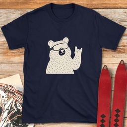 Rad Bear T Shirt Gift For Skier