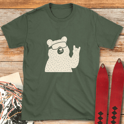 Rad Bear T Shirt Gift For Skier