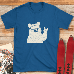 Rad Bear T Shirt Gift For Skier