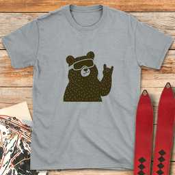 Rad Bear T Shirt Gift For Skier
