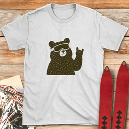 Rad Bear T Shirt Gift For Skier