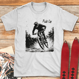 Ride On T Shirt Gift For Skier