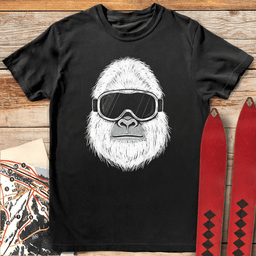 Goggle Yeti T Shirt Gift For Skier