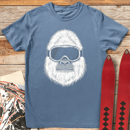 Goggle Yeti T Shirt Gift For Skier