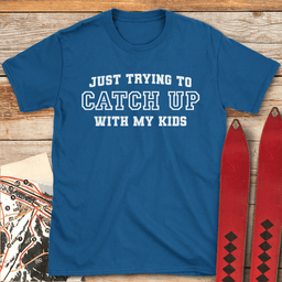 Catch My Kids T Shirt Gift For Skier