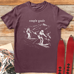 Couple Goals T Shirt Gift For Skier