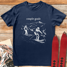 Couple Goals T Shirt Gift For Skier