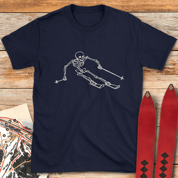 Die Skiing T Shirt Gift For Skier