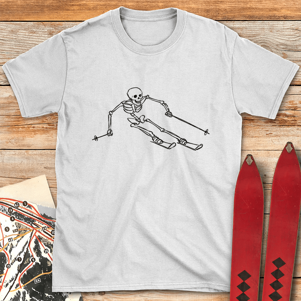 Die Skiing T Shirt Gift For Skier