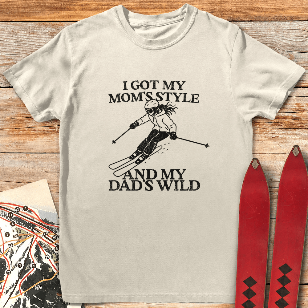 Mom Style Dad Wild T Shirt Gift For Mom