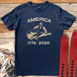 Lincoln Ski USA 250 T Shirt Gift For Skier