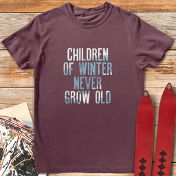 Children Of Winter T Shirt Gift For Skier