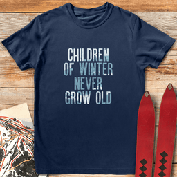 Children Of Winter T Shirt Gift For Skier