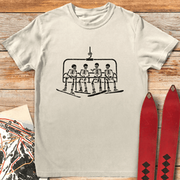 Dead Shred Board Crew T Shirt Gift For Skier