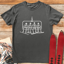 Dead Shred Board Crew T Shirt Gift For Skier