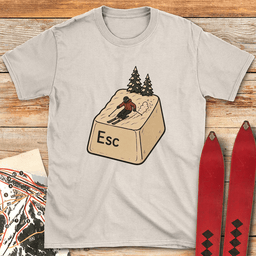 Escape Ski T Shirt Gift For Skier