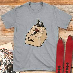 Escape Ski T Shirt Gift For Skier