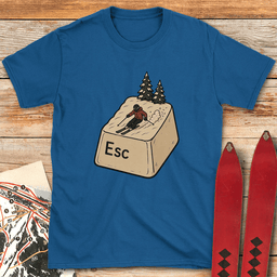 Escape Ski T Shirt Gift For Skier