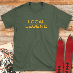 Local Legend T Shirt Gift For Skier
