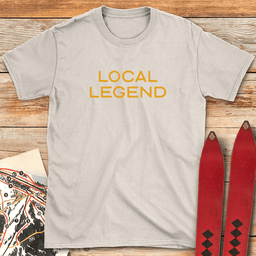 Local Legend T Shirt Gift For Skier