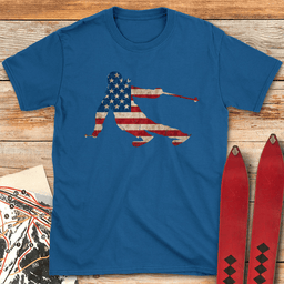 Full Tuck USA T Shirt Gift For Skier