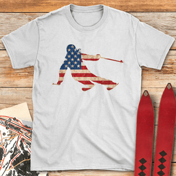 Full Tuck USA T Shirt Gift For Skier