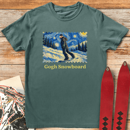 Gogh Snowboard Lady T Shirt Gift For Snowboarder
