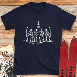 Dead Shred Board Crew T Shirt Gift For Skier